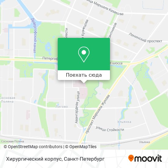 Карта Хирургический корпус