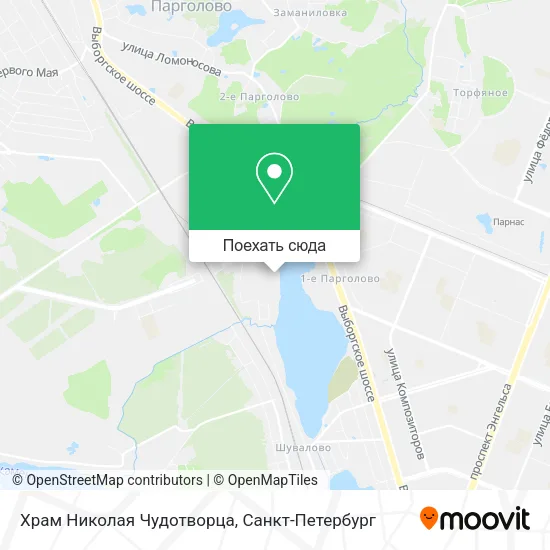 Карта Храм Николая Чудотворца