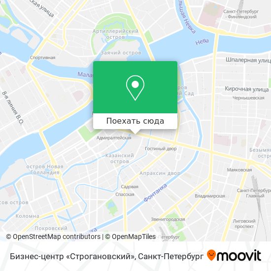 Карта Бизнес-центр «Строгановский»