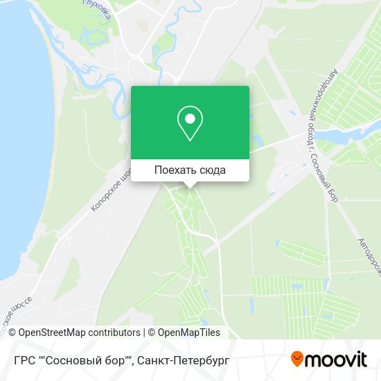 Карта ГРС ""Сосновый бор""