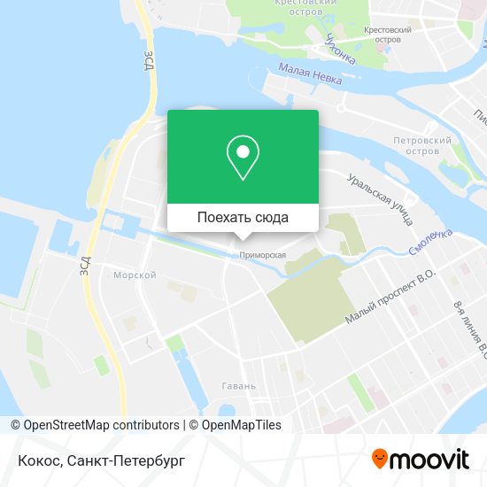 Карта Кокос
