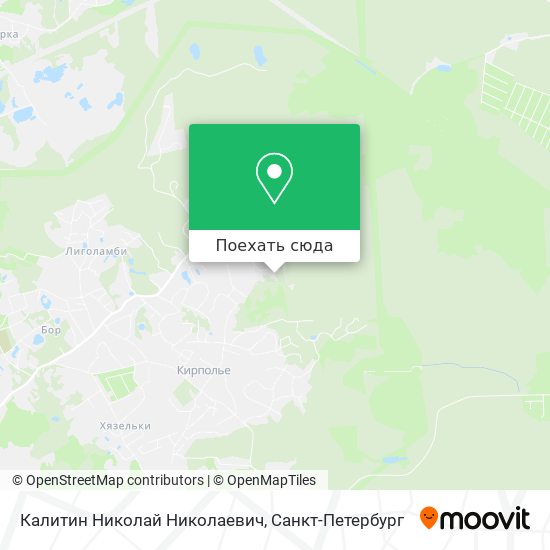 Карта Калитин Николай Николаевич