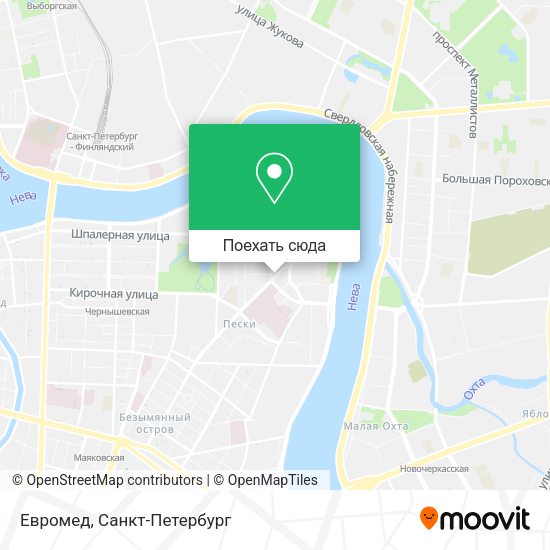 Карта Евромед