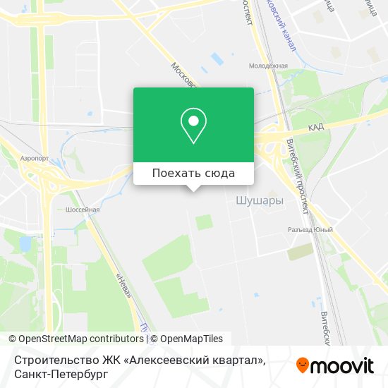 Карта Строительство ЖК «Алексеевский квартал»