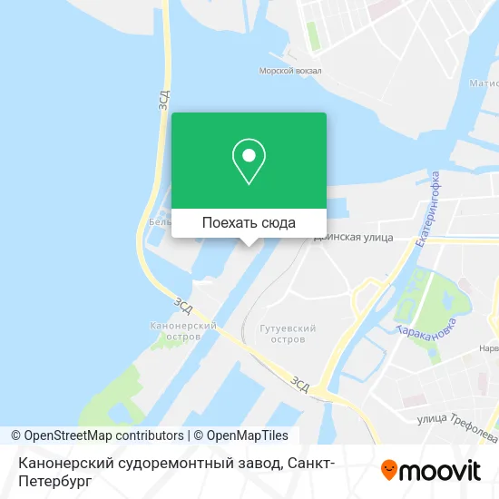 Карта Канонерский судоремонтный завод