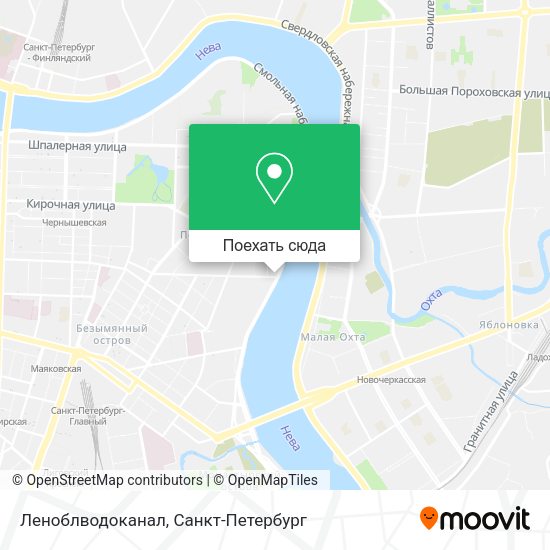 Карта Леноблводоканал