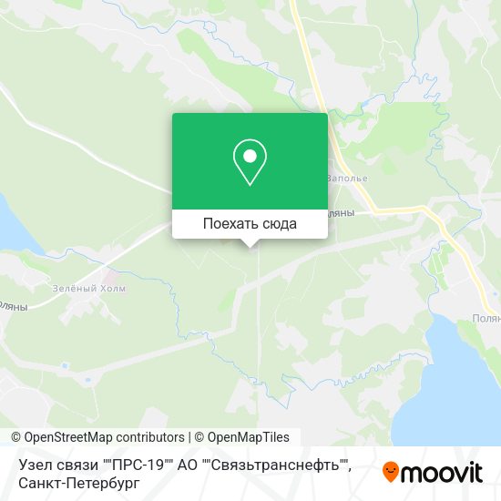 Карта Узел связи ""ПРС-19"" АО ""Связьтранснефть""