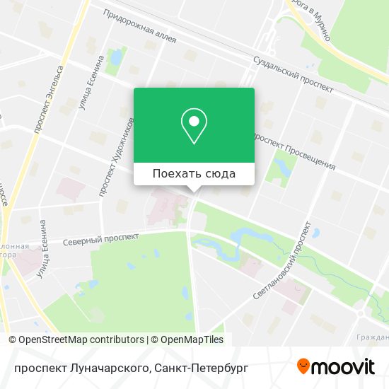Луначарского 38 санкт петербург карта