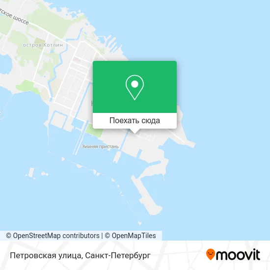 Карта Петровская улица