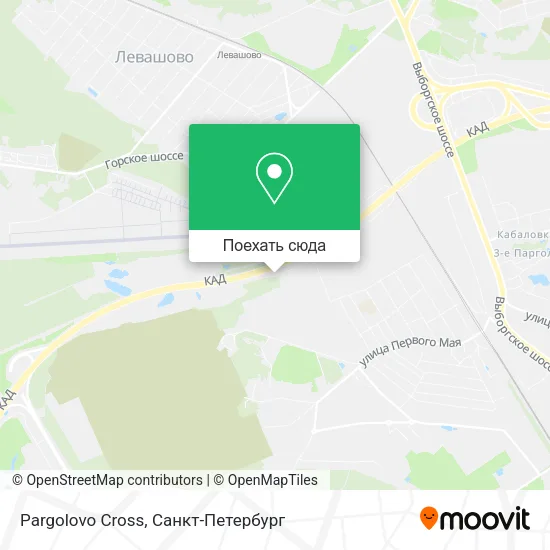 Карта Pargolovo Cross