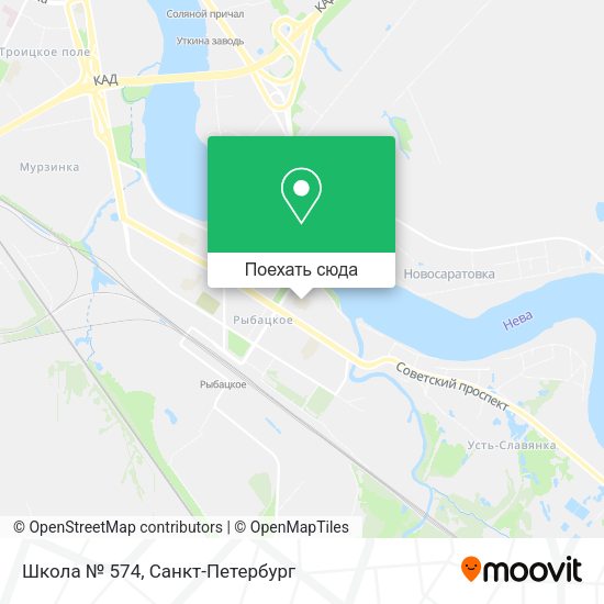 Карта Школа № 574