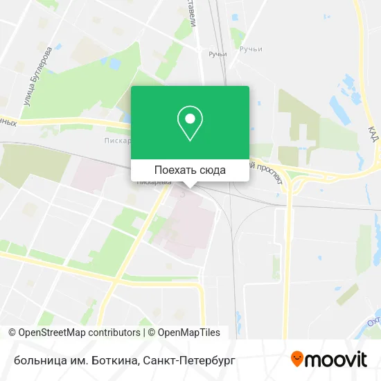 Карта больница им. Боткина