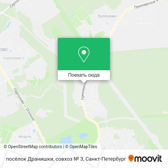 Карта посёлок Дранишки, совхоз № 3