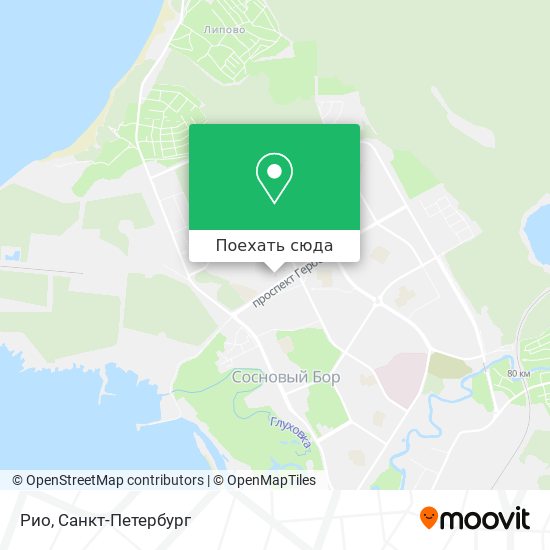 Карта Рио
