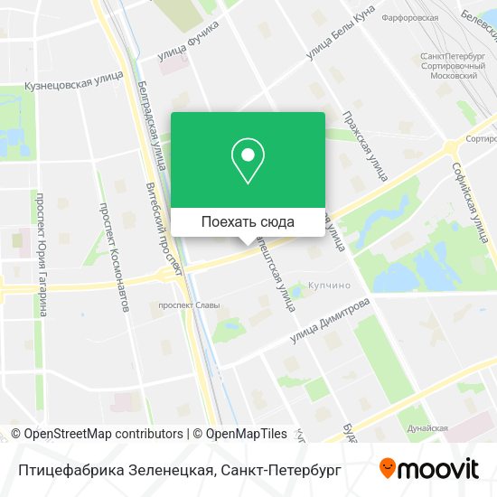 Карта Птицефабрика Зеленецкая