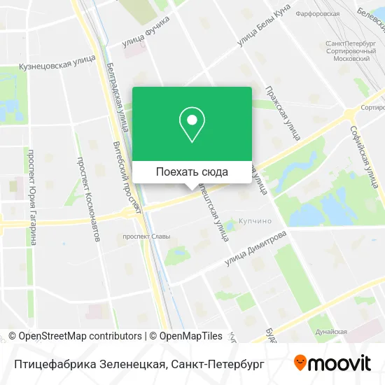 Карта Птицефабрика Зеленецкая