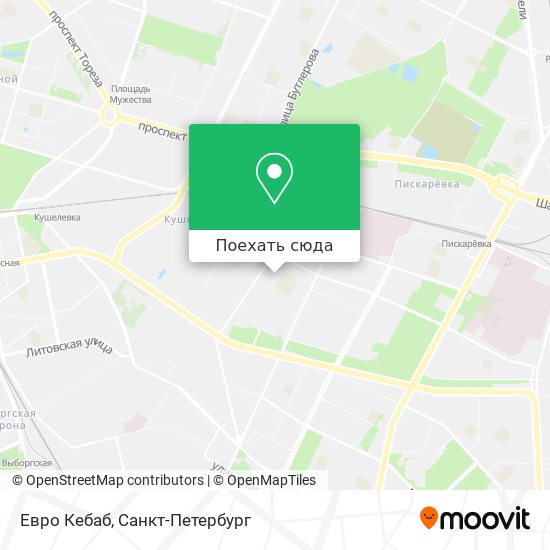 Пискаревка спб карта