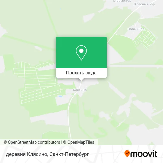 Карта деревня Клясино