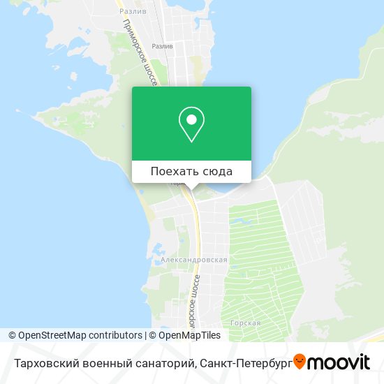 Карта Тарховский военный санаторий