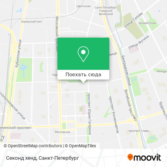 Карта Секонд хенд