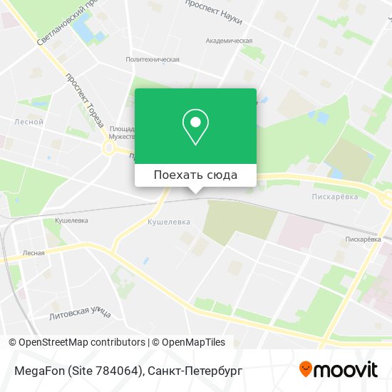 Карта MegaFon (Site 784064)