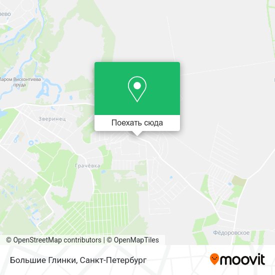 Карта Большие Глинки