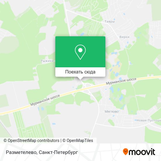 Карта Разметелево