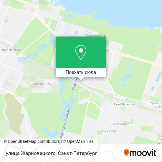 Карта улица Жарновецкого