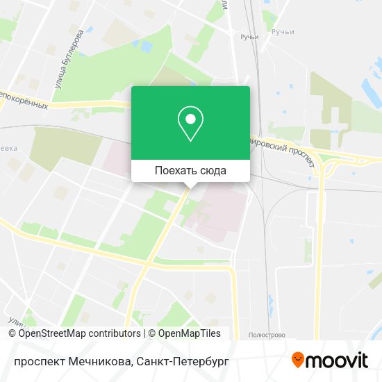 Карта проспект Мечникова