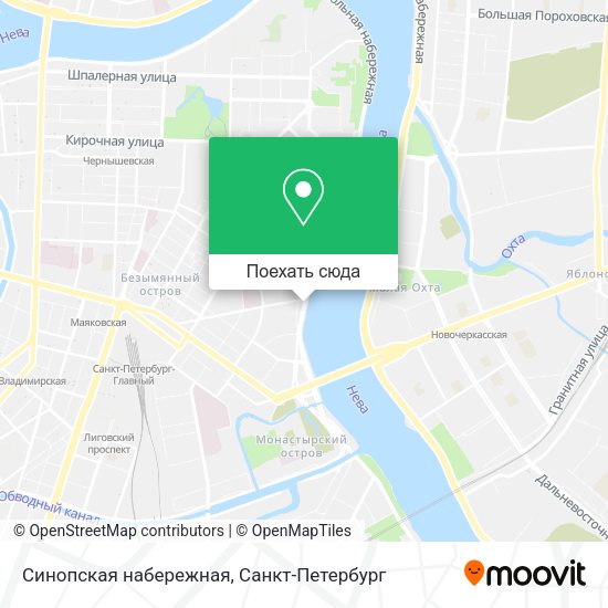 Карта Синопская набережная