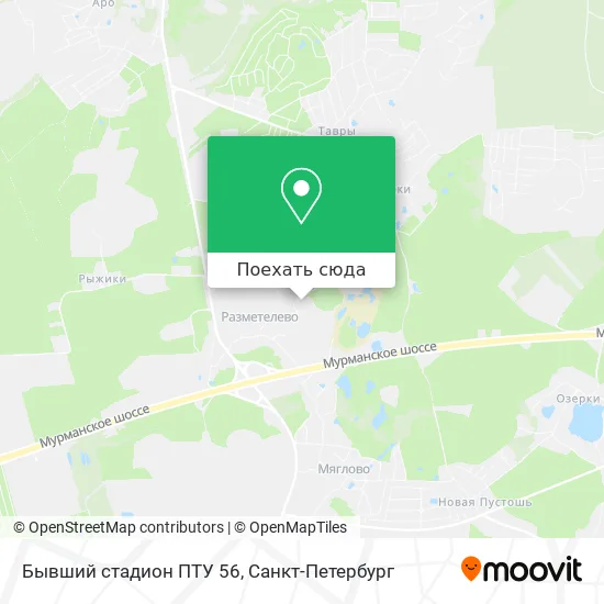 Карта Бывший стадион ПТУ 56