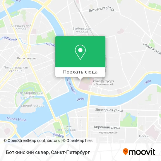 Карта Боткинский сквер