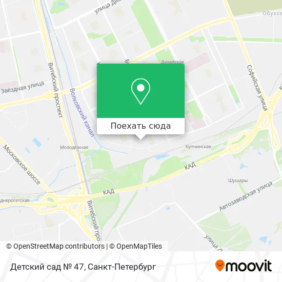 Карта Детский сад № 47