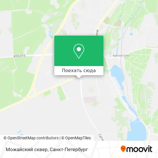 Карта Можайский сквер