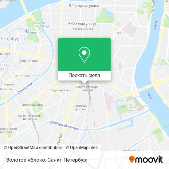 Карта Золотое яблоко