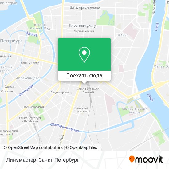 Карта Линзмастер