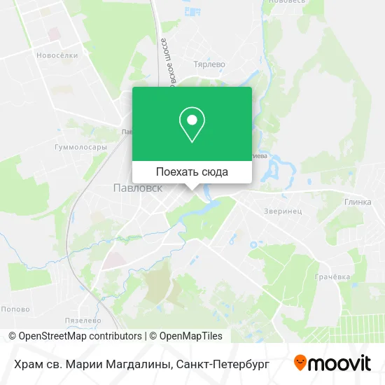 Карта Храм св. Марии Магдалины