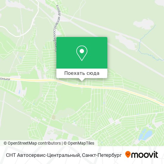 Карта СНТ Автосервис-Центральный