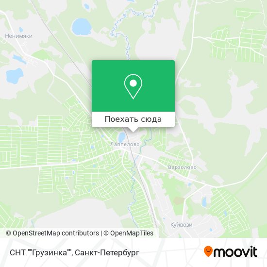 Карта СНТ ""Грузинка""