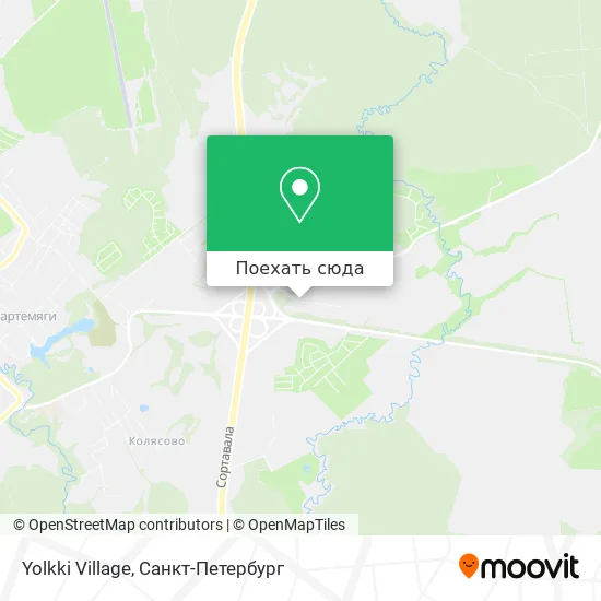 Карта Yolkki Village