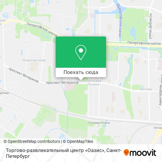 Карта Торгово-развлекательный центр «Оазис»