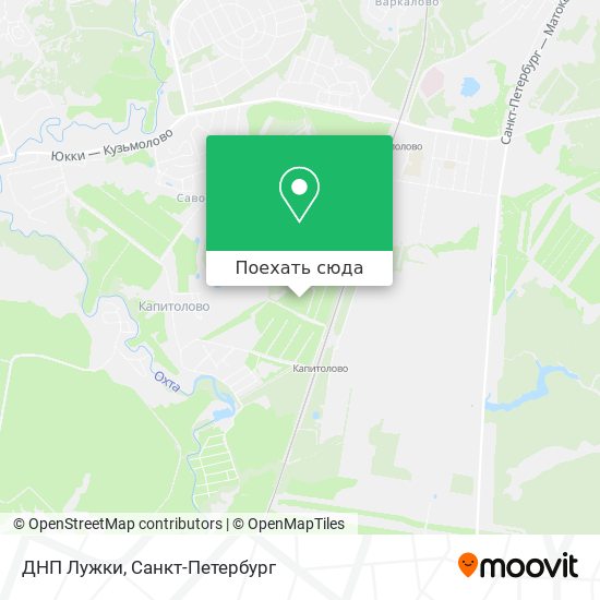 Карта ДНП Лужки