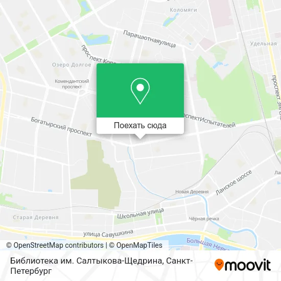 Карта Библиотека им. Салтыкова-Щедрина
