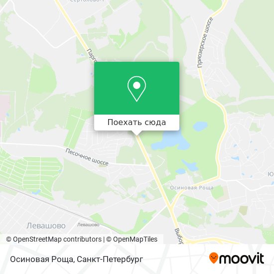 Карта Осиновая Роща