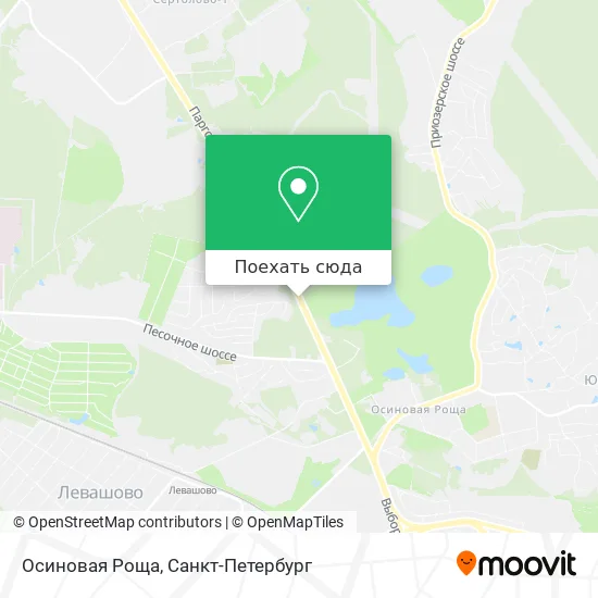 Карта Осиновая Роща