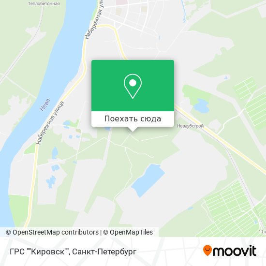Карта ГРС ""Кировск""