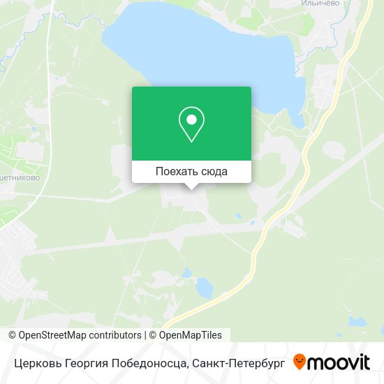 Карта Церковь Георгия Победоносца