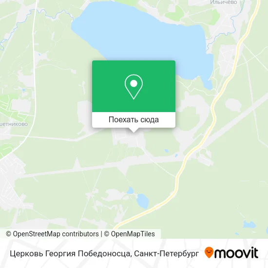 Карта Церковь Георгия Победоносца