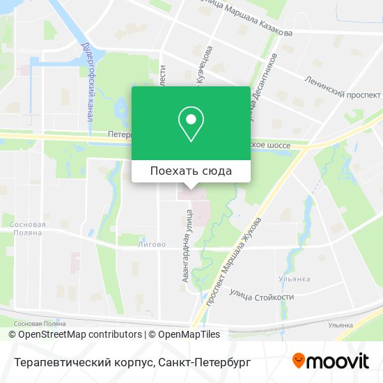Карта Терапевтический корпус