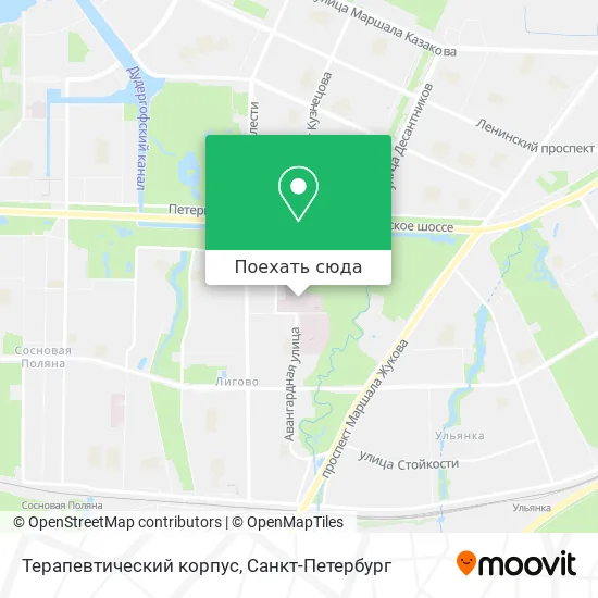 Карта Терапевтический корпус